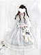 Evahair new style sax lolita dress with big cross bowknot