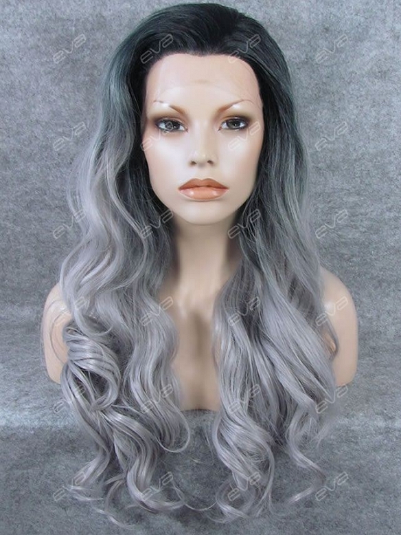 Human Hair Full Lace Wig Curly Ash Brown