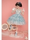 Evahair brand new unicorn printed light blue lolita dress