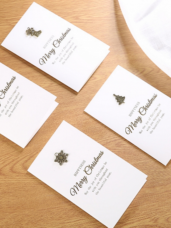 Evahair 4 Colors Selective Christmas Greeting Card