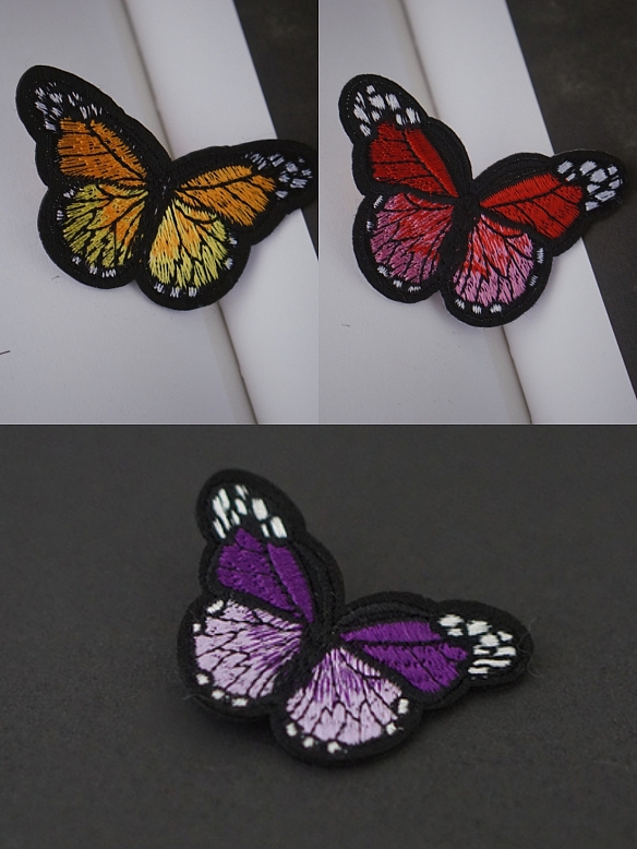 Evahair 2021 Gothic Style Three Colors Selective Gothic Style Handmade Butterfly Hairpin 