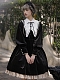 Evahair royal style black velvet lolita dress