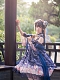 Evahair the Jade Hare -- the moon printed lolita dress