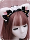 Evahair Cute White Furry Cat-Ears Hairpin