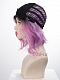 EvaHair Mix Purple Wavy Lob Synthetic Capless Wigs