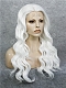 White Water Wave Long Synthetic Lace Front Wig