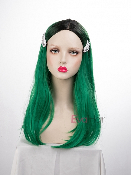 Green lace front wigs straight Sol Beauty Wigs