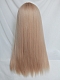 Evahair 2021 New Style Milk Tea Gold Color Long Straight Synthetic Wig with Bangs