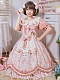Evahair Jpanese style cute kitty printed lolita dress