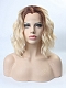 EvaHair Graduated Cut Wavy Bob Lace Front Synthetic Wig