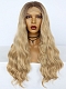 Evahair Fashion Style Blonde Long wavy Synthetic Wig