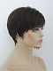 Darkest Brown Short Pixie Cut Synthetic Wig