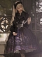 Evahair dark punk style witch's town printed lolita dress JSK