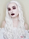 White Water Wave Long Synthetic Lace Front Wig