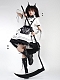 Evahair dark punk style maid shape lolita dress