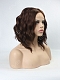 EvaHair Chestnut Graduated Cut Wavy Bob Lace Front Synthetic Wig