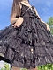 Evahair pearl decorated black lolita dress JSK