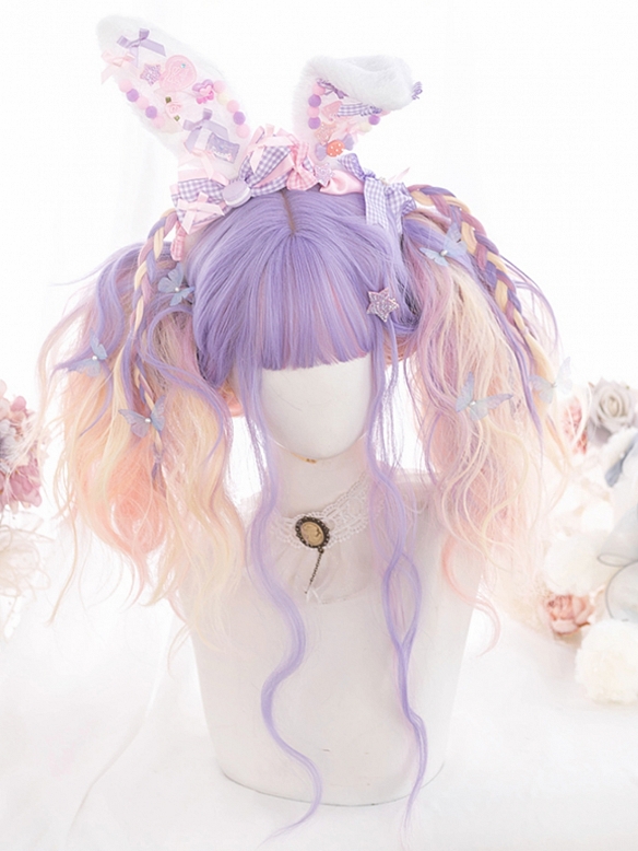 Evahair 2022 New Style Unicorn Long Wavy Synthetic Wig with Bangs 