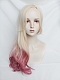 Evahair 2021 New Style Blonde to Pink Ombre Long Wavy Synthetic Wig