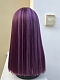 Evahair 2022 New Style Two Purple Mixed Color Long Straight Synthetic Wig with Bangs