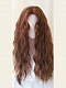 Evahair 2021 New Style Chestnut Brown Long Wavy Synthetic Wig