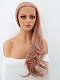 EvaHair Candy Pink Long with Sexy Wavy Synthetic Lace Front Wig