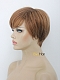 Short Brown Synthetic Wig Pixie Cut