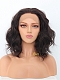 Brown Wavy Shoulder Length Bob Synthetic Lace Front Wig