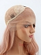 EvaHair Candy Pink Long with Sexy Wavy Synthetic Lace Front Wig