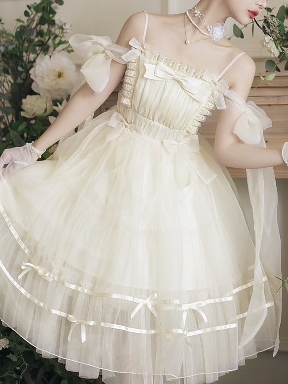 Evahair multi layer ballet style mesh lolita dress