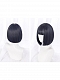 Evahair Dark Blue Bob Short Synthetic Wig with Bangs