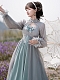 Evahair new elegant flattering long sleeve mesh lolita dress