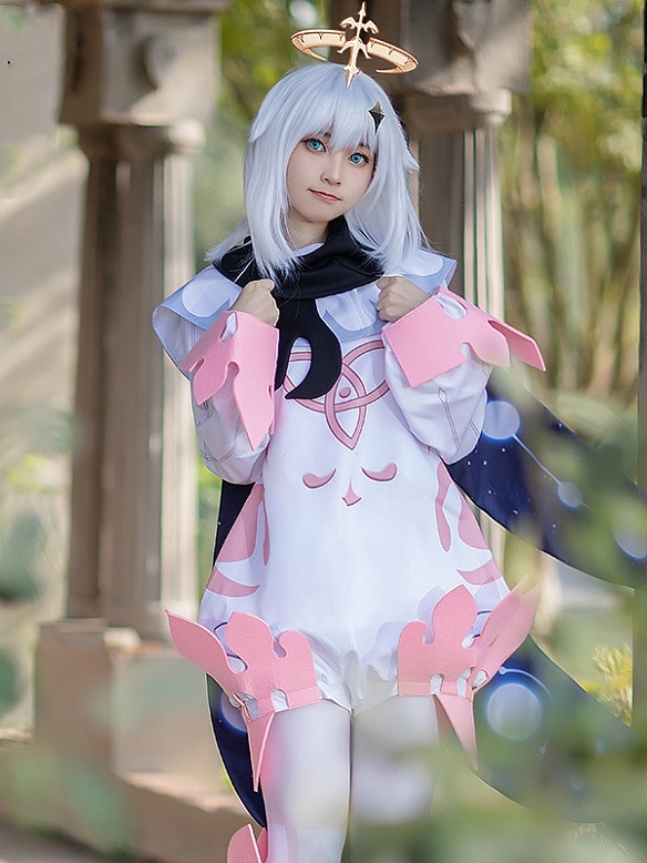 Evahair Genshin Impact Paymon cosplay costume