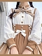 Evahair milk coffee style long sleeve lolita dress