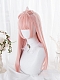 2022 Fashion pink Hime cut long lolita wig