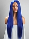 Evahair Blueberry Long Straight Synthetic Lace Front Wig