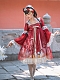 Evahair new style classical red mesh lolita dress