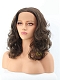 Dark Brown Shoulder Length Wavy Synthetic Lace Front Wig