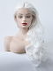 Evahair Fashion Style Snow White Long Straight Synthetic Wig