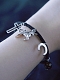 Evahair Gothic Black Unicorn Bracelet