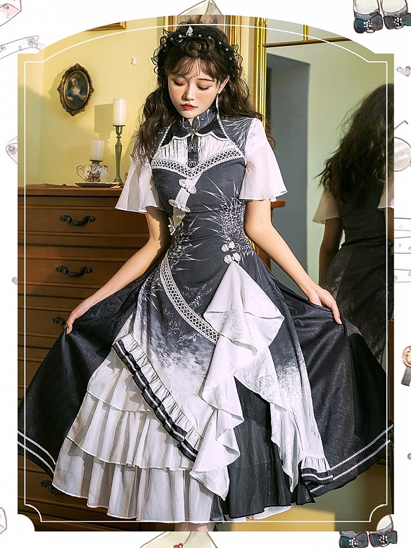 Evahair Chinese cheongsam style lolita dress JSK