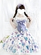 Evahair fashion lace bowknot shell printed lolita dress