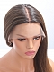 Natural Brown T color Synthetic Lace Front Wig (Mono Top)