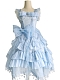 Evahair hanayome style strapless Lolita dress