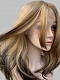Preorder--Evahair 2021 New Style Blonde to Brown Ombre Medium Straight Synthetic Lace Front Wig