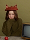 Kawaii Mori Fox-Ears Beret Hat