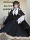 Evahair academy style black lolita cloak suit