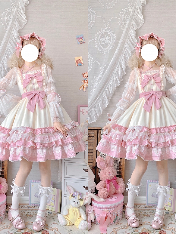 Pink & Black Lolita JSK