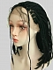 Preorder--Evahair 2021 New Style Black Braided Medium Lace Front Wig