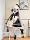 Evahair vintage style long sleeve black lolita dress 